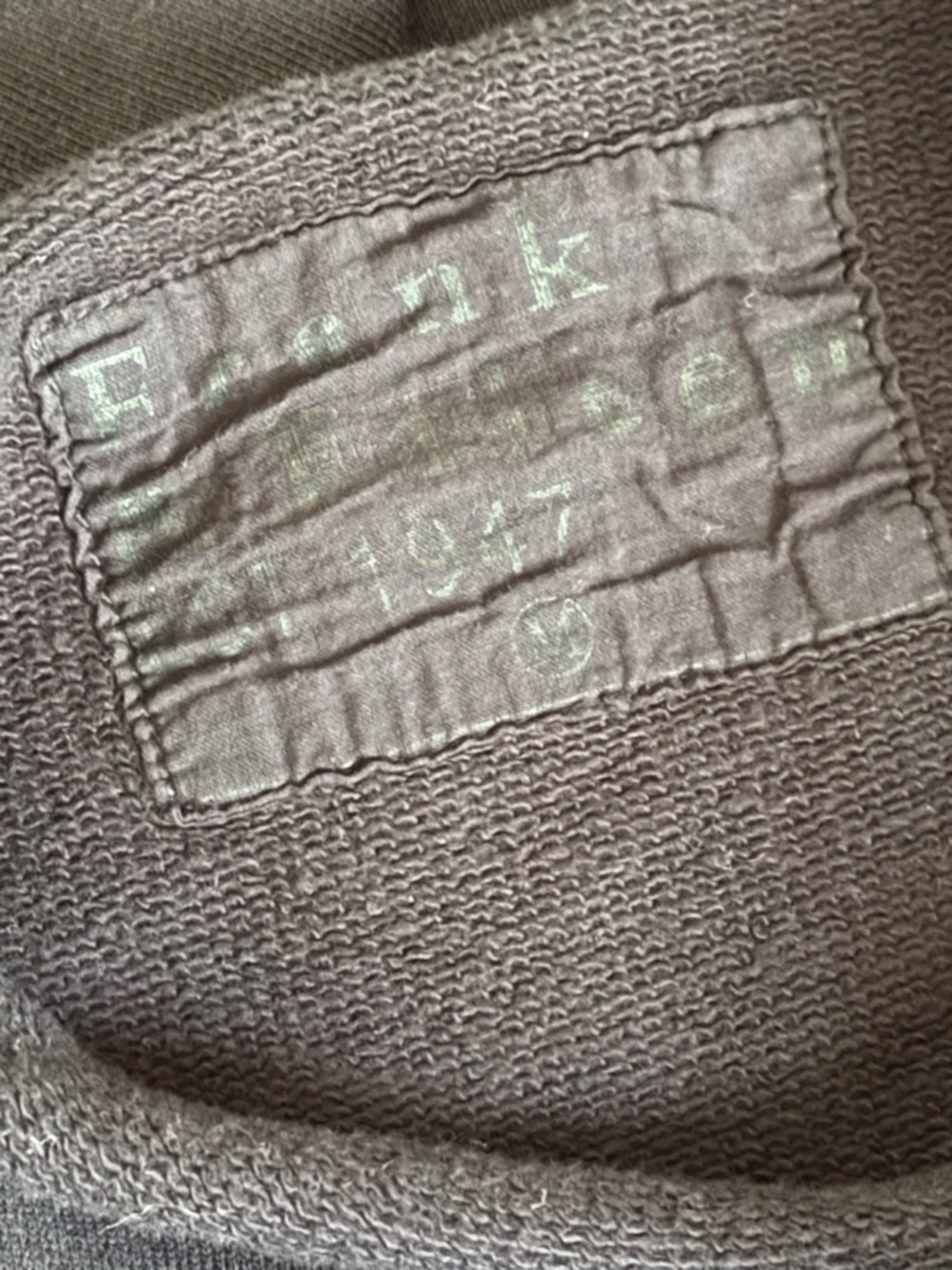 Frank & Eileen French Terry Navy Mockneck Crewneck - Picture 8 of 10